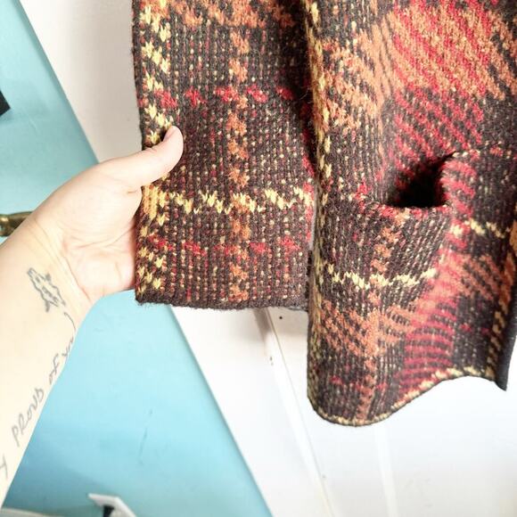 Soft Surroundings Collared Open Cardigan Coat Jacket Sweater Knit Long Sleeves S - Picture 7 of 13